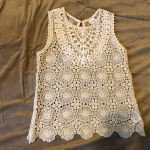 Lace Overtop Blouse